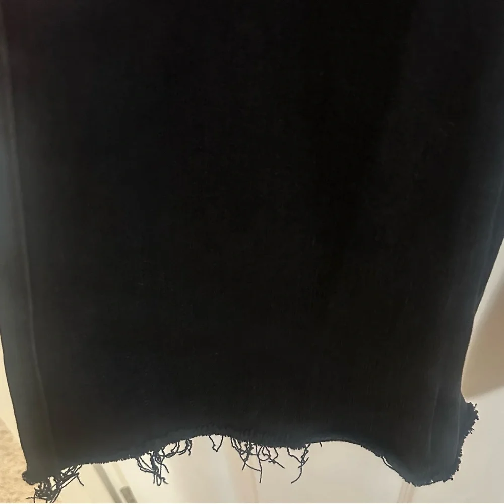 Women’s Judy Blue Flare Jeans Black Distressed Ripped Stretch‎ Goth Size 13/31.